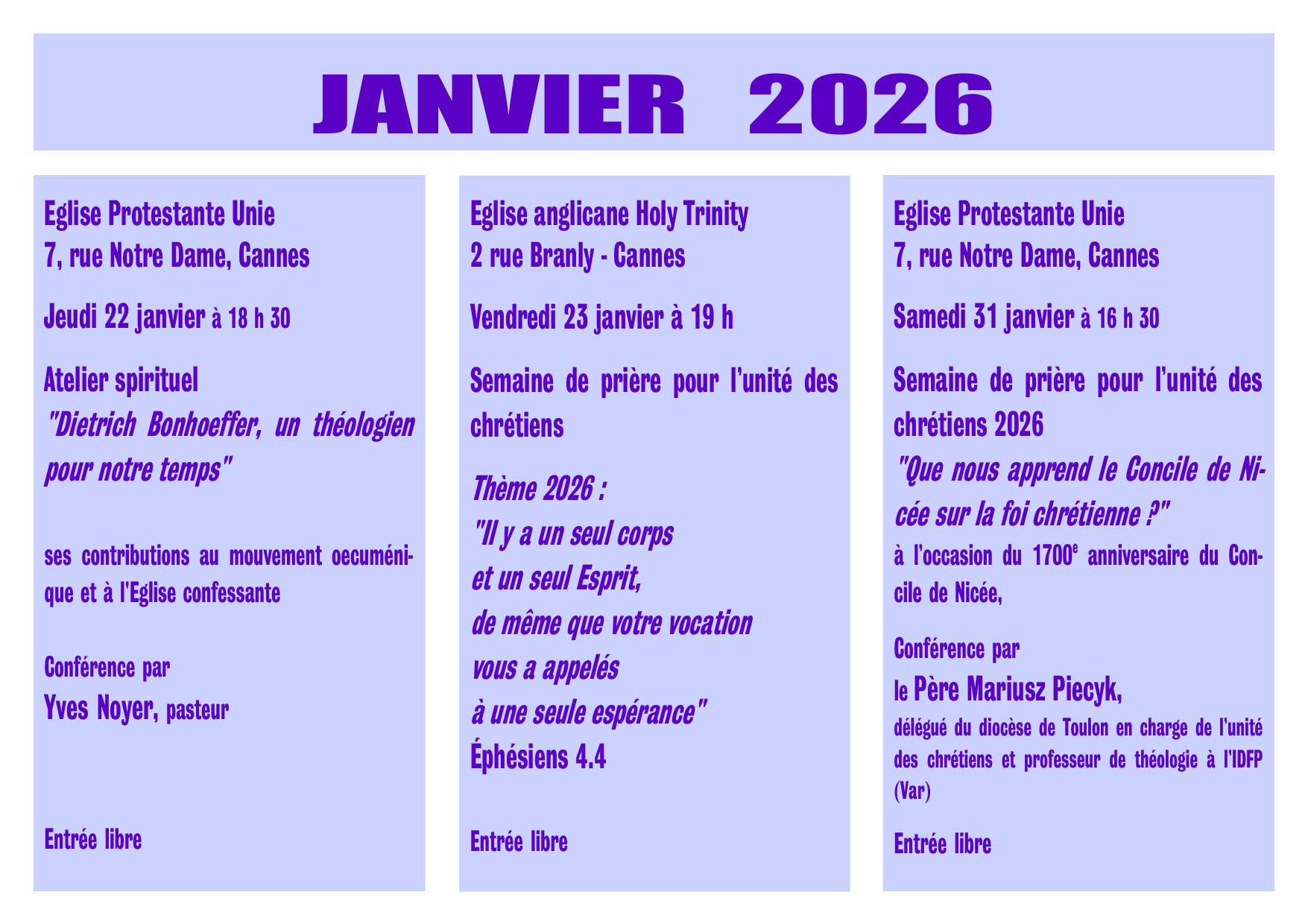 Programme retraite