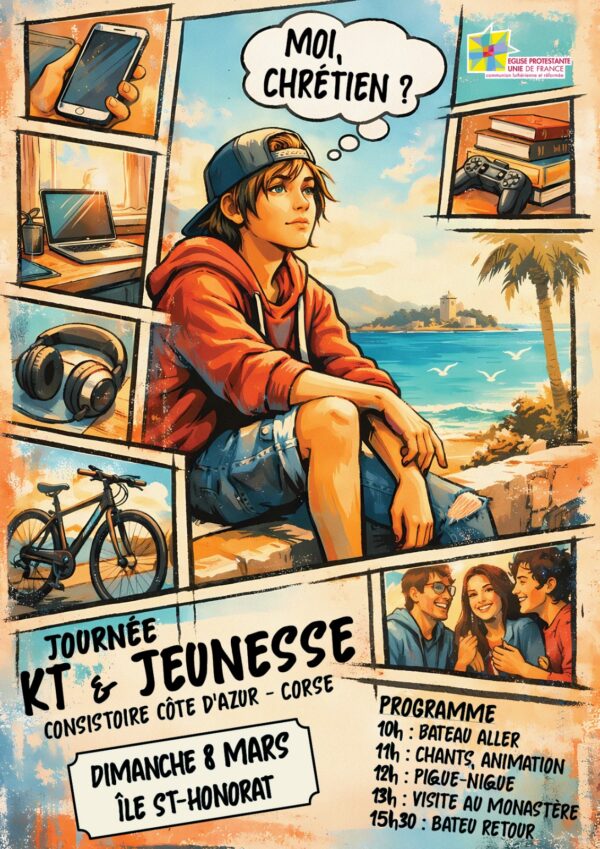 Journée des KT du consistoire à l’Île Sainte-Marguerite