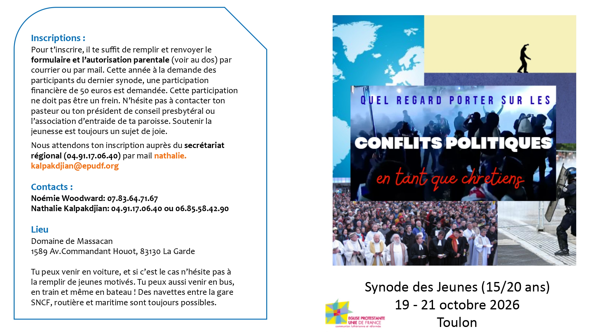 Plaquette synode des jeunes 2026 - page 1